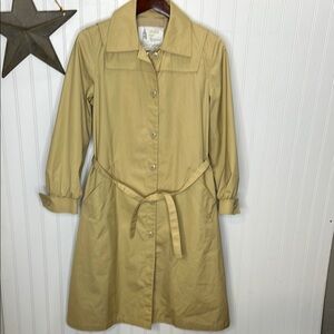 Vintage London Fog Trench Coat Size 6 Petite